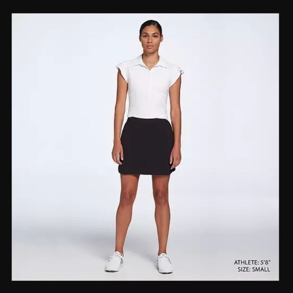 Calia by Carrie Underwood Women's 16” Birdie Golf Skort in Black Sz S NWT